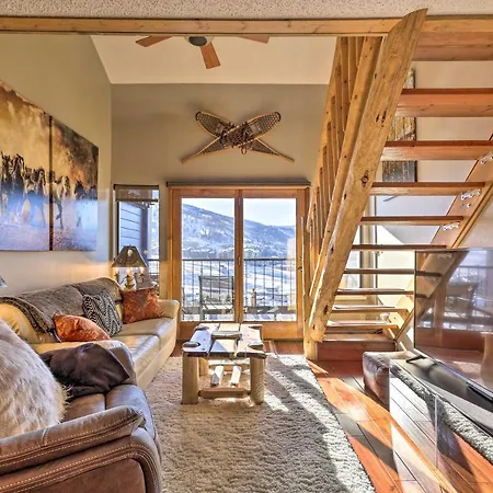 Steamboat Ski Getaway With Balcony And Resort Views!